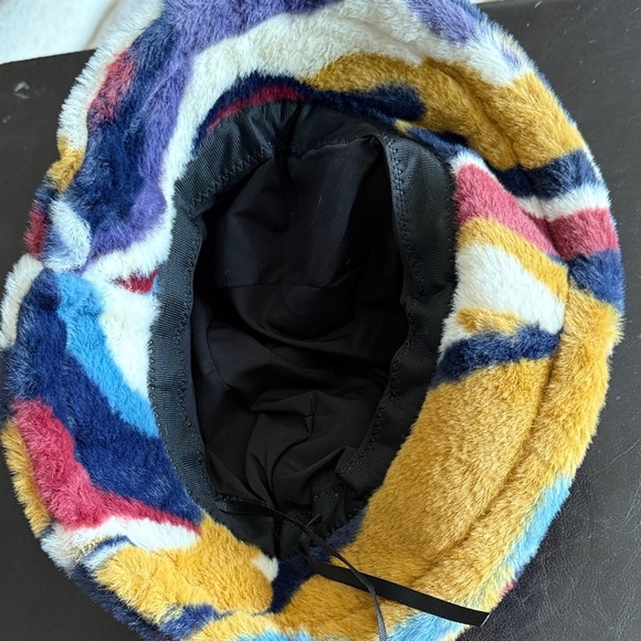 Colorful Fuzzy Bucket Hat - Picture 2 of 2
